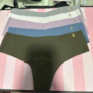 Victorias Secret No Show Cotton Thong Panties